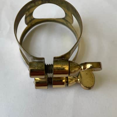 Vintage Selmer Paris Alto Saxophone Ligature and Cap Set - Listing #1 image 3