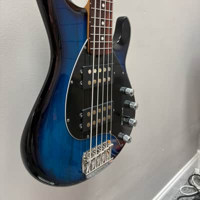 Ernie Ball Music Man Stingray 5 HH Special 2026 - Pacific Blue Burst image 5
