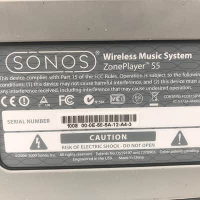 Sonos ZonePlayer S5 Wireless Music Speaker 1st Generation Black image 8