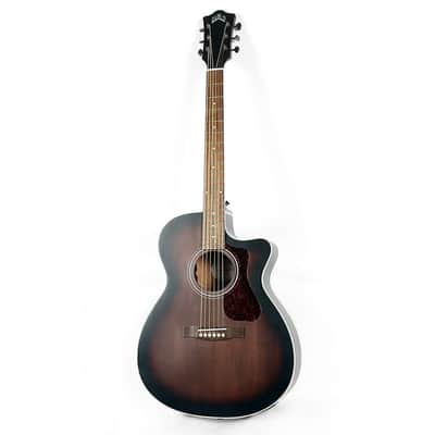 Guild OM-240CE Orchestra Acoustic-Electric Guitar Regular Charcoal Burst image 1
