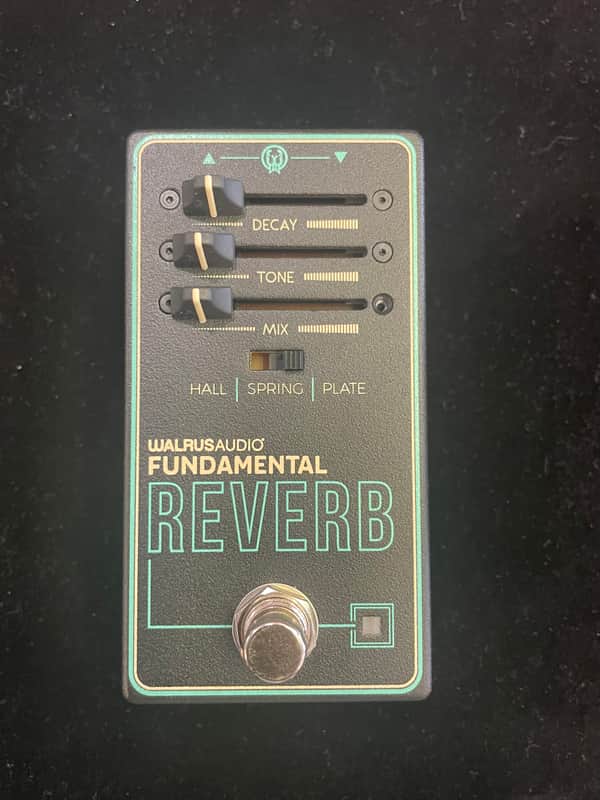 Walrus Audio Fundamental Reverb 2023 - Present - Black / Teal image 1