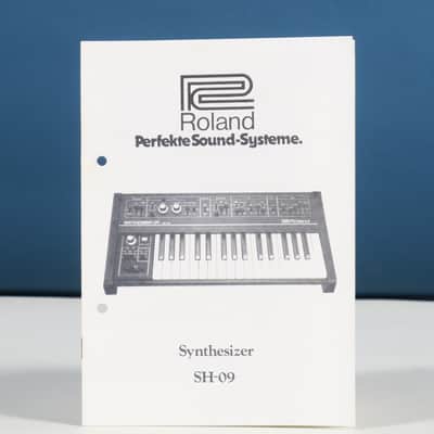 Roland SH-09 analog synthesizer owner's manual in German