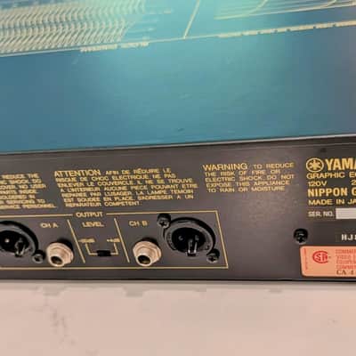 Yamaha Q2031 Dual-Channel Graphic Equalizer 2010s - Black image 7