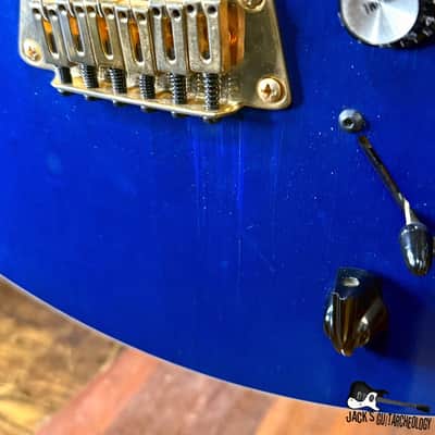 Gibson USA Blueshawk Electric Guitar w/ HSC *HEADSTOCK REPAIR* (1999 - Chicago Blue) image 15