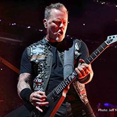 ESP LTD James Hetfield Signature Snakebyte - Black Satin image 2