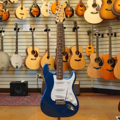 Fender Standard Stratocaster Electric Guitar Aqua Marine Metallic image 4