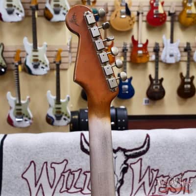 Fender Custom Shop Andy Hicks Masterbuilt 1963 Stratocaster Relic Aged Olympic White 7.30 lbs image 11