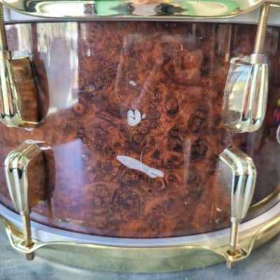 Used Stone Custom Drums 6.5x14" Mahogany image 11