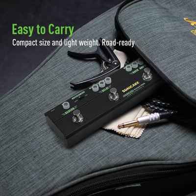 SONICAKE SonicBar RockStage 80s Classic Arena Rock Guitar Multi Effects Pedal(Shipping from US local warehouse) image 6
