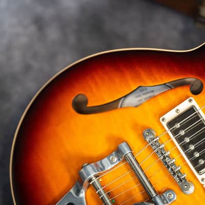 Gibson ES-Les Paul Bigsby Bourbon Burst 2015 image 5