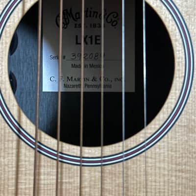 Martin LX1E Little Martin 2019 - Natural image 3