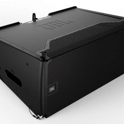 2x JBL SRX910LA Dual 10" Powered Line Array Speakers With DSP 880W + 2x JBL SRX900 RC1 - Rain Cover image 2