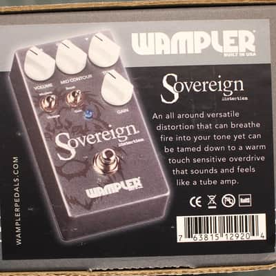 Wampler Sovereign Distortion Guitar Effects Pedal image 2