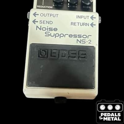 Boss NS-2 Noise Suppressor (Silver Label) 1989 - Present - White - X17737 image 2