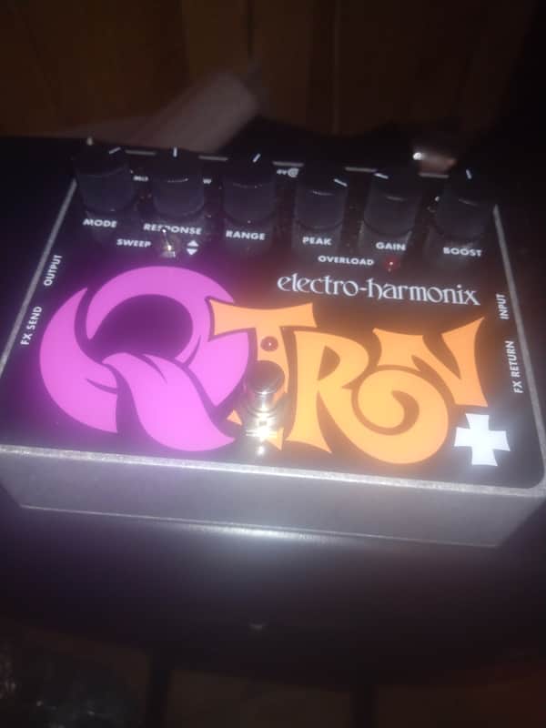 Electro-Harmonix Q-Tron Plus Envelope Filter with Effects Loop 2008 - Present - Black / Purple / Orange image 1