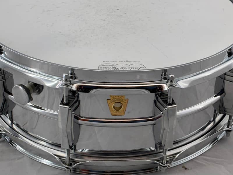 Vintage 1968 Ludwig LM410 5x14 Super Sensitive Snare Drum #659573 image 1