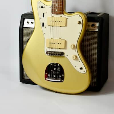 1994 Fender Japan Jazzmaster (JM66-RC) – Shoreline Gold, MIJ, Limited, Offset, FujiGen image 4