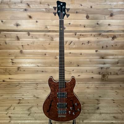 Warwick Masterbuilt Star Bass II Bubinga 4-String Electric Bass - Natural Transparent Satin Bild 2
