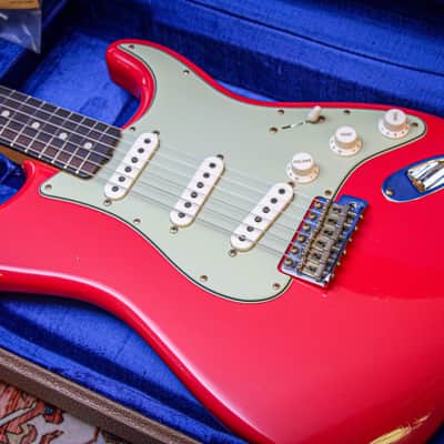 FENDER USA Custom Shop 1960 Stratocaster Reissue Jrny' Relic "Fiesta Red + Rosewood" (2024) image 2