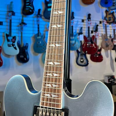 Epiphone Dave Grohl DG 335 Semi-hollowbody Electric Guitar - Pelham Blue FREE PLEK! 199 image 8