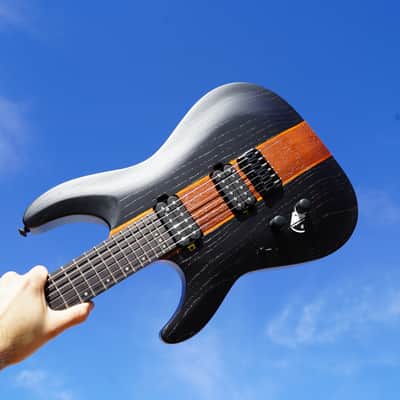 Schecter DIAMOND SERIES C-1 Rob Scallon - Satin Dark Roast  Left Handed 6-String Electric Guitar (2023) image 1