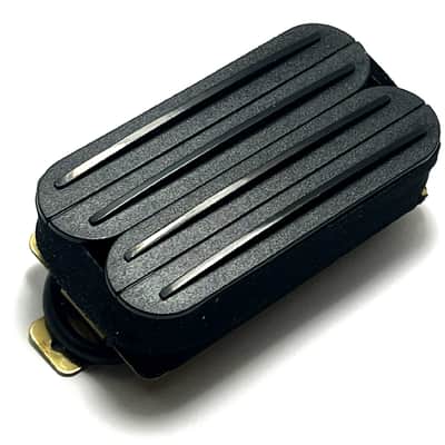 Dragonfire Quad Rail Humbucker Super Hot Blade Rail Pickup, Black w/ Black Rails image 1