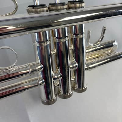 Blessing BTR-1460 Bb Trumpet – Silver-Plated – Intermediate Model – Excellent Condition – w/ Case SM#3632 image 11