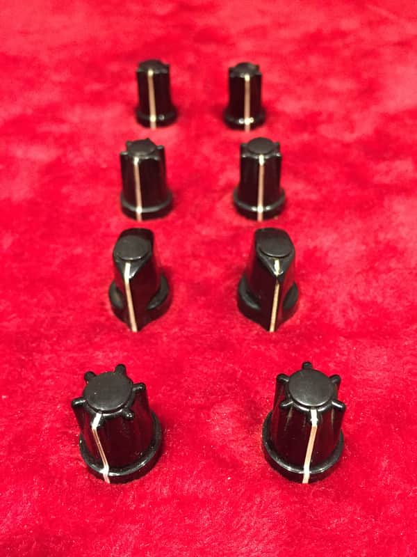 Siemens Sitral W295b knobs chickenhead stereo pair set vintage eq equalizer imagen 1