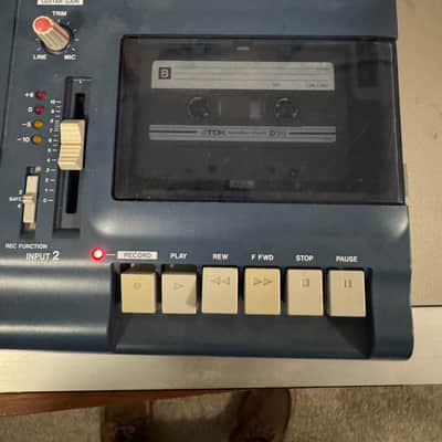TASCAM Porta 02 mkII Ministudio 4-Track Cassette Recorder 2000s - Blue image 3