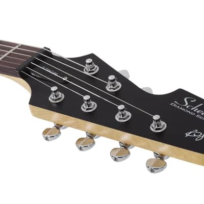 Schecter Robert Smith Signature UltraCure Black Pearl image 8