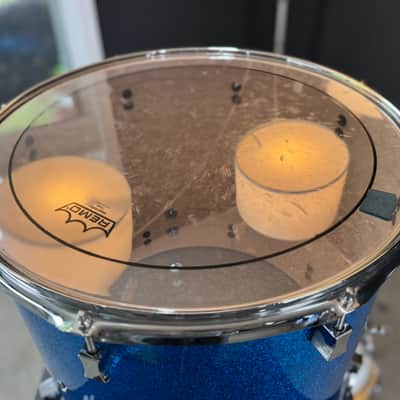 Pork Pie Custom 5-Piece Shell Pack (US Made) — Blue Sparkle Mid 2000’s - Blue Sparkle image 18