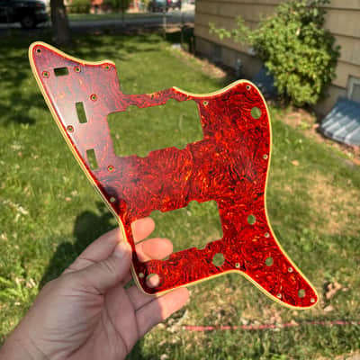 "Boots Aged" Vintage Style Fender Jazzmaster Pickguard Celluloid Tortoise Custom Relic'd image 9
