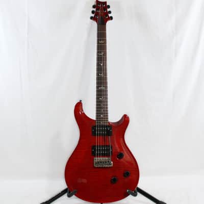1999 Paul Reed Smith PRS Custom 24 USA Flame Maple Top Transparent Red Electric Guitar w/ OHSC image 2