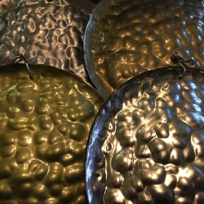 Upcycled Percussion - "Rattle Snake" + Trash Medallion - Cymbal Effects Stack image 6