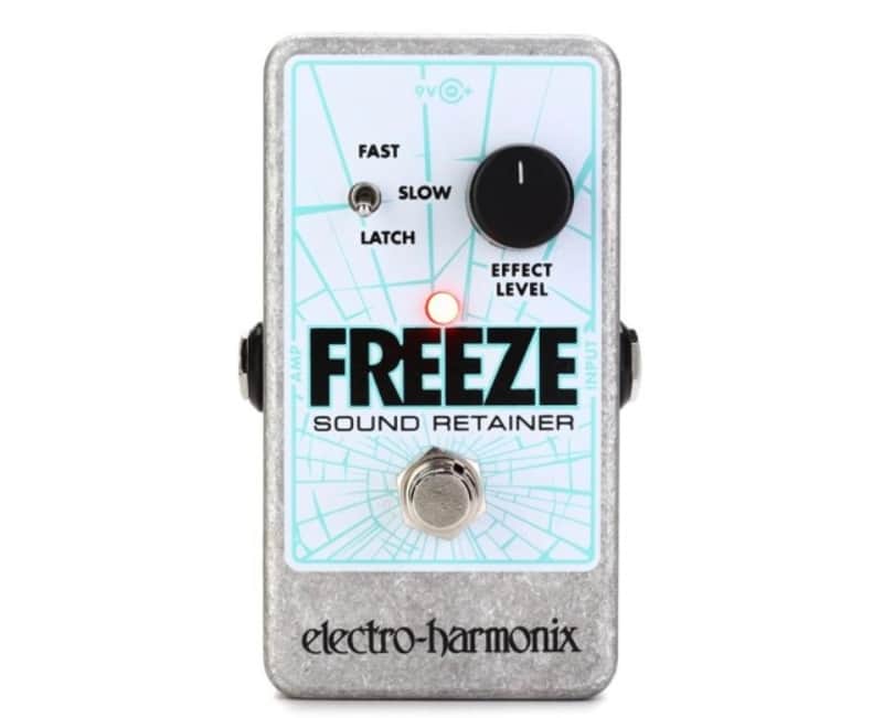 Electro-Harmonix Freeze Nano Sound Retainer Sustain Pedal 2010 - Present - Blue / Gray image 1