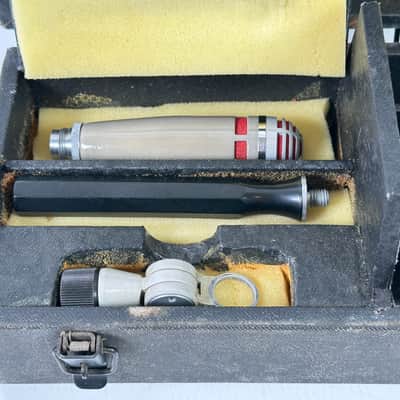 1967 Lomo KMD-3 / 82A-9 Vintage Studio Set Of Rare Soviet Dynamic Microphone image 8