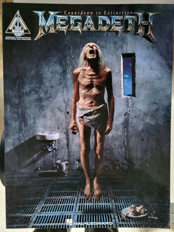 Hal Leonard Megadeth – Countdown to Extinction (Guitar Recorded Versions) – First Edition Hal Leonard 1992 1992 - very good image 1