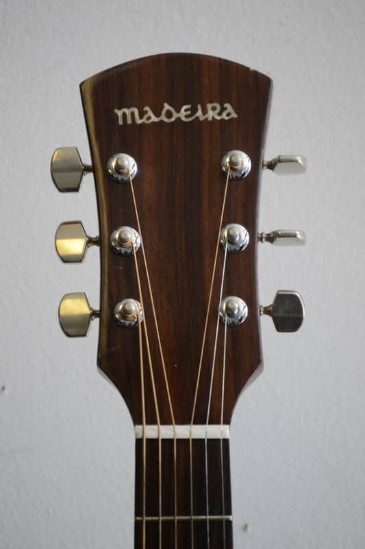 Guildセカンドライン日本製Madeira調整済みDAVID LINDLEY VINTAGE MADE IN JAPAN MADEIRA ACOUSTIC GUITAR BY GUILD MODEL | Reverb