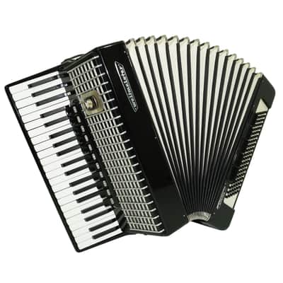 Weltmeister Stella Accordion 120 Bass, German Full Size Keyboard Piano Accordian, New Straps and Soft Bag for Gift, 2703 image 2