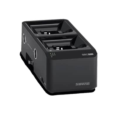 Shure SBC220US Networked 2-Bay Battery Charger with Power Supply image 1