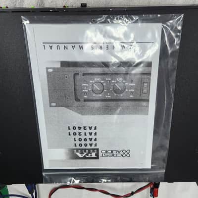 Crest Audio FA-901 800-Watt Power Amplifier 1990s - Black image 4