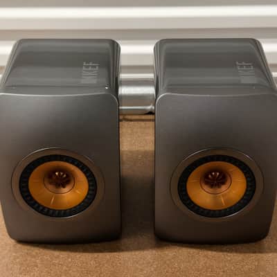 KEF LS50 Passive Bookshelf Speakers Hi-Fi Studio Monitor Pair 25-100W 8 Ohm image 3