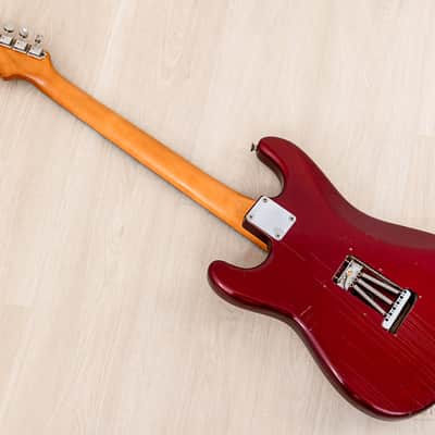 1987 Fender American Vintage '62 Stratocaster Candy Apple Red, 100% Original w/ Case, Corona image 13