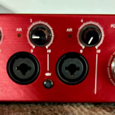Focusrite Clarett+ 4Pre USB-C Audio Interface 2021 - Present - Red image 3