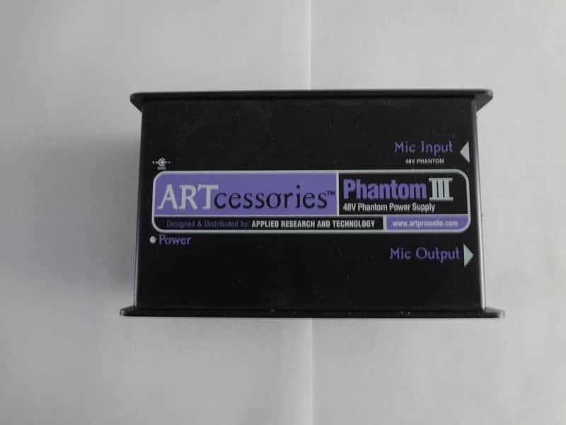 ART Phantom I 48V Phantom Power Supply 2010 - Present - Black image 1