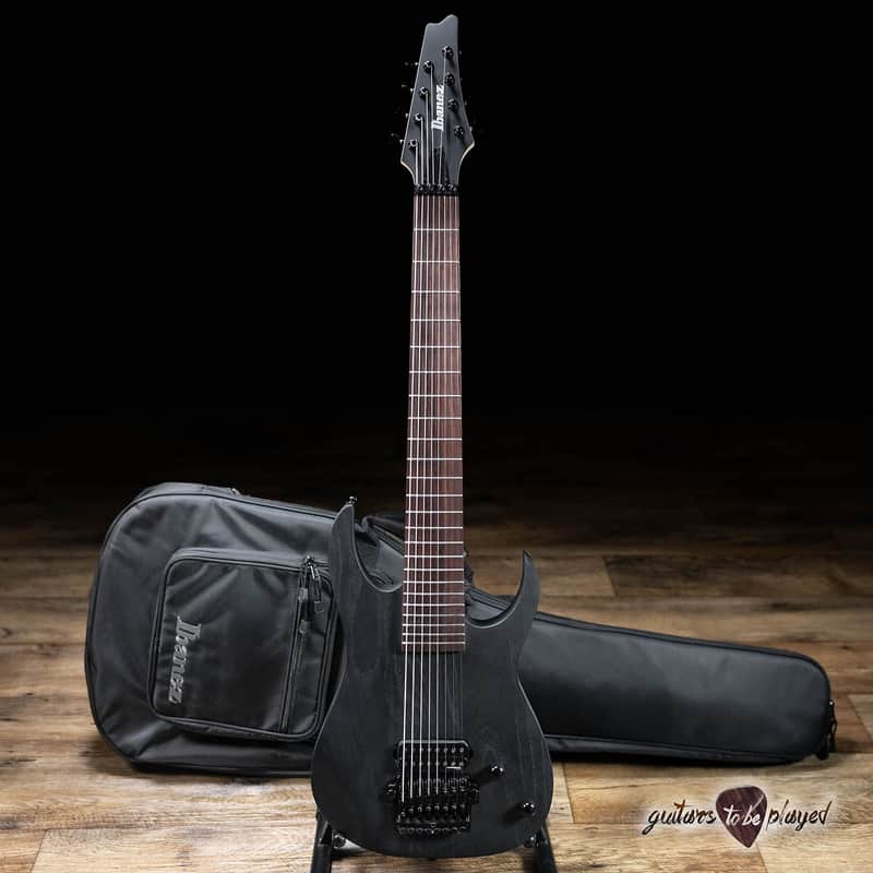 Ibanez M80M Meshuggah Signature 8-String Guitar – Weathered Black image 1