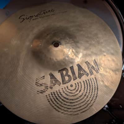 13" Sabian HH Signature Hi Hat Pair Cymbal Set Hats David Garibaldi 2000s - Brilliant Shiny image 2