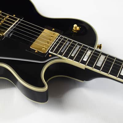 Epiphone "Inspired by Gibson Custom" Les Paul Custom - Ebony image 5