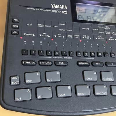 Yamaha RY10 1992 Black Rhythm Programmer Drum Machine image 6