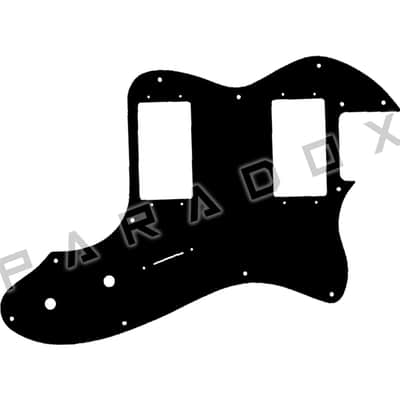 Custom Pickguard For 2022 - 2024 Made in America Fender American Vintage II '72 Telecaster Thinline - Black/Cream/Black .090"